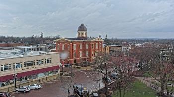 Weather camera view of City of Woodstock.
