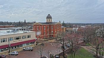 Weather camera view of City of Woodstock.