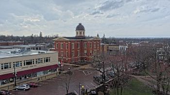 Weather camera view of City of Woodstock.