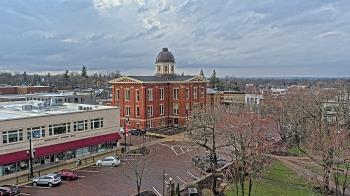 Weather camera view of City of Woodstock.