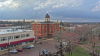 Weather camera view of City of Woodstock.