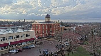Weather camera view of City of Woodstock.