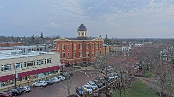 Weather camera view of City of Woodstock.