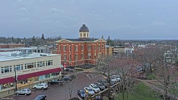 Weather camera view of City of Woodstock.