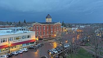 Weather camera view of City of Woodstock.