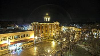 Weather camera view of City of Woodstock.