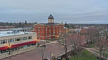Weather camera view of City of Woodstock.