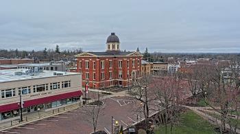 Weather camera view of City of Woodstock.
