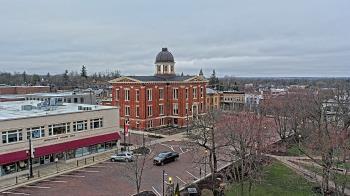 Weather camera view of City of Woodstock.