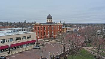 Weather camera view of City of Woodstock.