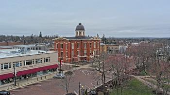 Weather camera view of City of Woodstock.