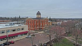 Weather camera view of City of Woodstock.