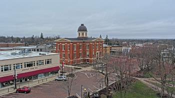 Weather camera view of City of Woodstock.