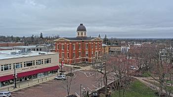 Weather camera view of City of Woodstock.