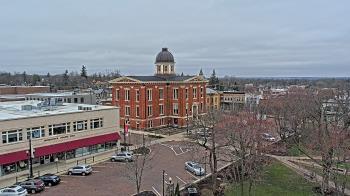 Weather camera view of City of Woodstock.