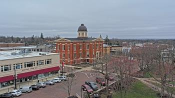 Weather camera view of City of Woodstock.