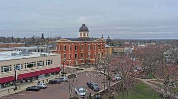 Weather camera view of City of Woodstock.