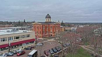 Weather camera view of City of Woodstock.