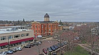 Weather camera view of City of Woodstock.