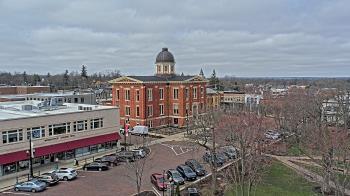 Weather camera view of City of Woodstock.