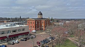 Weather camera view of City of Woodstock.