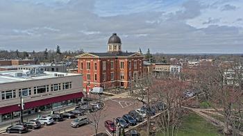 Weather camera view of City of Woodstock.