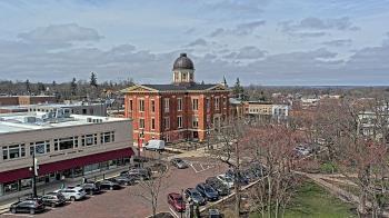 Weather camera view of City of Woodstock.