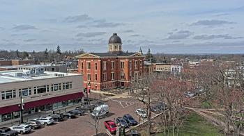 Weather camera view of City of Woodstock.