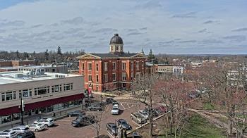 Weather camera view of City of Woodstock.