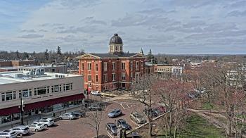 Weather camera view of City of Woodstock.