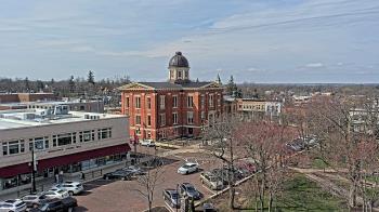 Weather camera view of City of Woodstock.