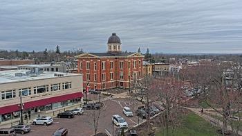 Weather camera view of City of Woodstock.