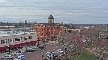 Weather camera view of City of Woodstock.