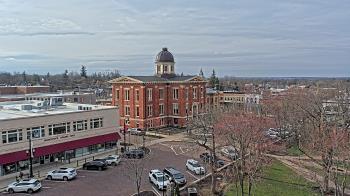 Weather camera view of City of Woodstock.