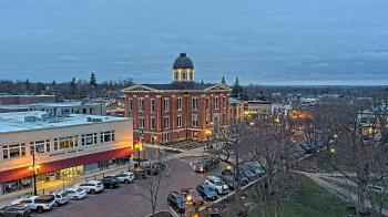 Weather camera view of City of Woodstock.