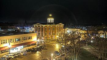 Weather camera view of City of Woodstock.