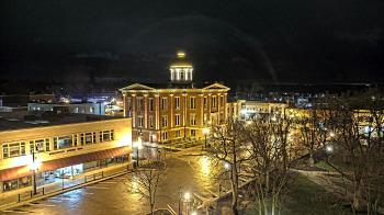 Weather camera view of City of Woodstock.