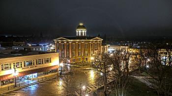 Weather camera view of City of Woodstock.