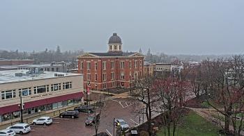 Weather camera view of City of Woodstock.