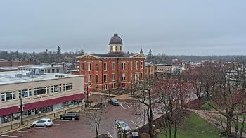 Weather camera view of City of Woodstock.