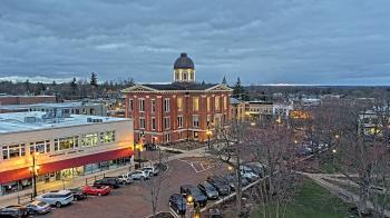 Weather camera view of City of Woodstock.