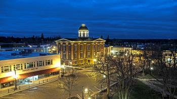 Weather camera view of City of Woodstock.