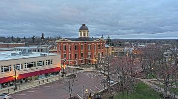 Weather camera view of City of Woodstock.