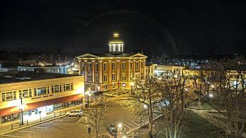 Weather camera view of City of Woodstock.