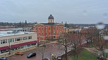 Weather camera view of City of Woodstock.