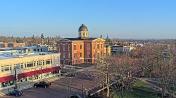 Weather camera view of City of Woodstock.