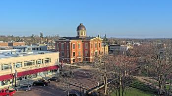 Weather camera view of City of Woodstock.