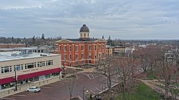 Weather camera view of City of Woodstock.