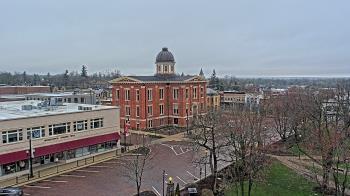 Weather camera view of City of Woodstock.