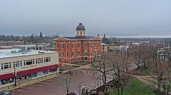 Weather camera view of City of Woodstock.